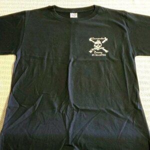 Weekend Graphic "Surrender the Booty" Halloween Front & Back SS Sz. M‎ T-shirt